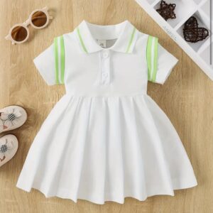 vestido blanco sport 9/12m