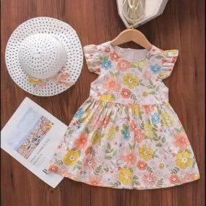 Vestido flores 6/9m