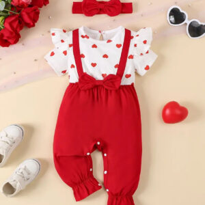 Enterizo corazón 3/6m