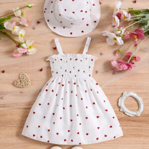 Vestido blanco corazón 9/12m