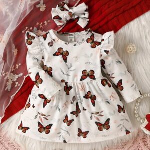 Vestido mariposas 3/6m