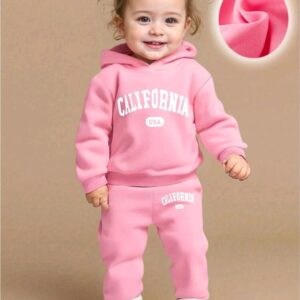 Conjunto pans rosa 12/18m