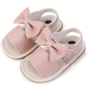 Huaraches moño rosa #13
