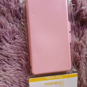 Porta toallitas rosa