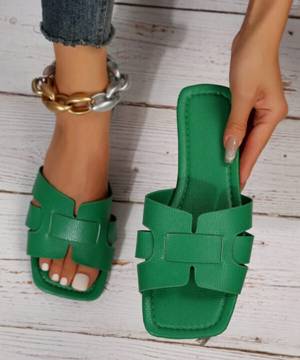 Sandalias verdes #5