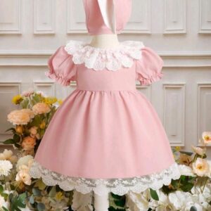 Vestido rosa coneja 6/9m