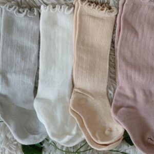 Calceta larga sencilla 6/12m