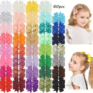 Par de moños colores pastel