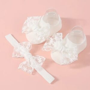 Set encaje blanco 0/1 año