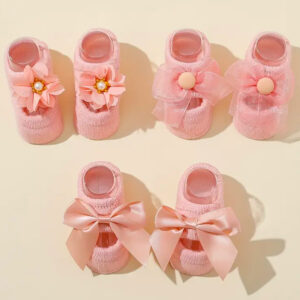 Par calceta moño 6/12m