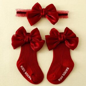 Set rojo terciopelo 0/6m