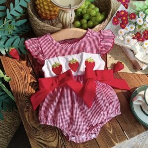 Body campirano fresas 0/3m