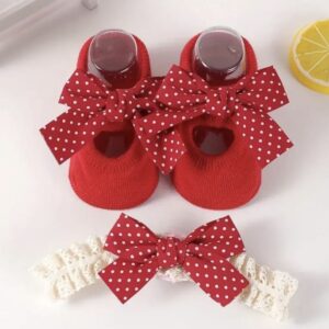 Set rojo puntito 6/12m
