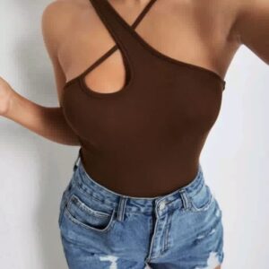 Top cafe tira cruzada L