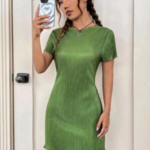 Vestido lechuga verde S