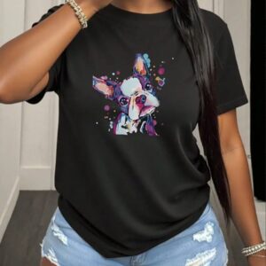 Blusa negra perro XL