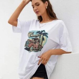 Blusa blanca oversize S