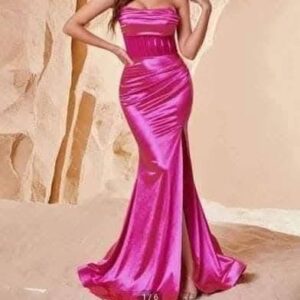 Vestido satin fiusha S