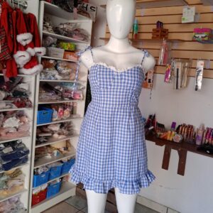 Vestido cuadros S