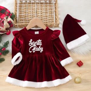 Vestido navideño 6/12m