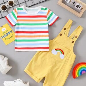Jumper amarillo arcoiris 18/24m