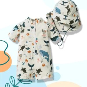 Traje de baño marino 6/12m