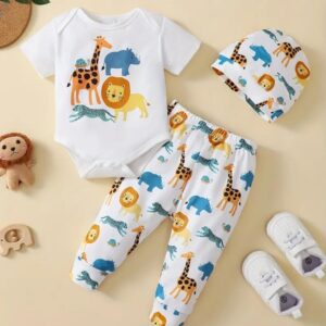 Conjunto animales de la selva 6/9m