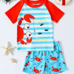 Traje de baño cangrejo 1/2 años