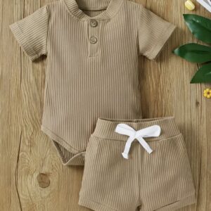 Conjunto cafe leonel 3/6m