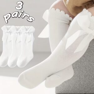 Calceta larga blanca lisa 0/1 año