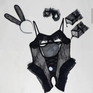 Conjunto conejita negro