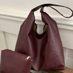 Bolsa vinipiel burdeos