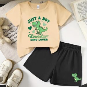 Conjunto beish dinosaurio 6/9m