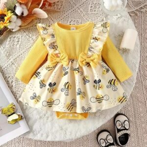 Body amarillo abeja 1/3m