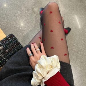 Media lisa corazones