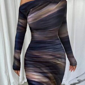 Vestido marmoleado XL