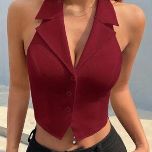 Chaleco carmesi S