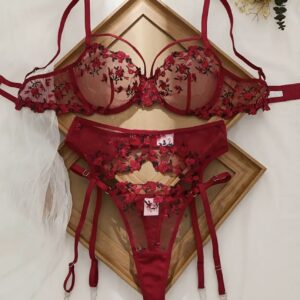 Conjunto bogoña flores S