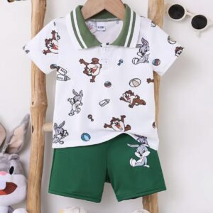 Conjunto looney 6/9m