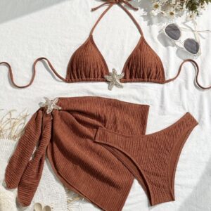 Traje de baño cafe M