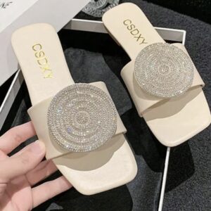 Sandalias beish brillo 4.5