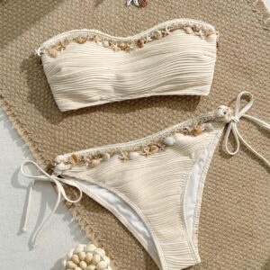 Traje de baño lechoso S